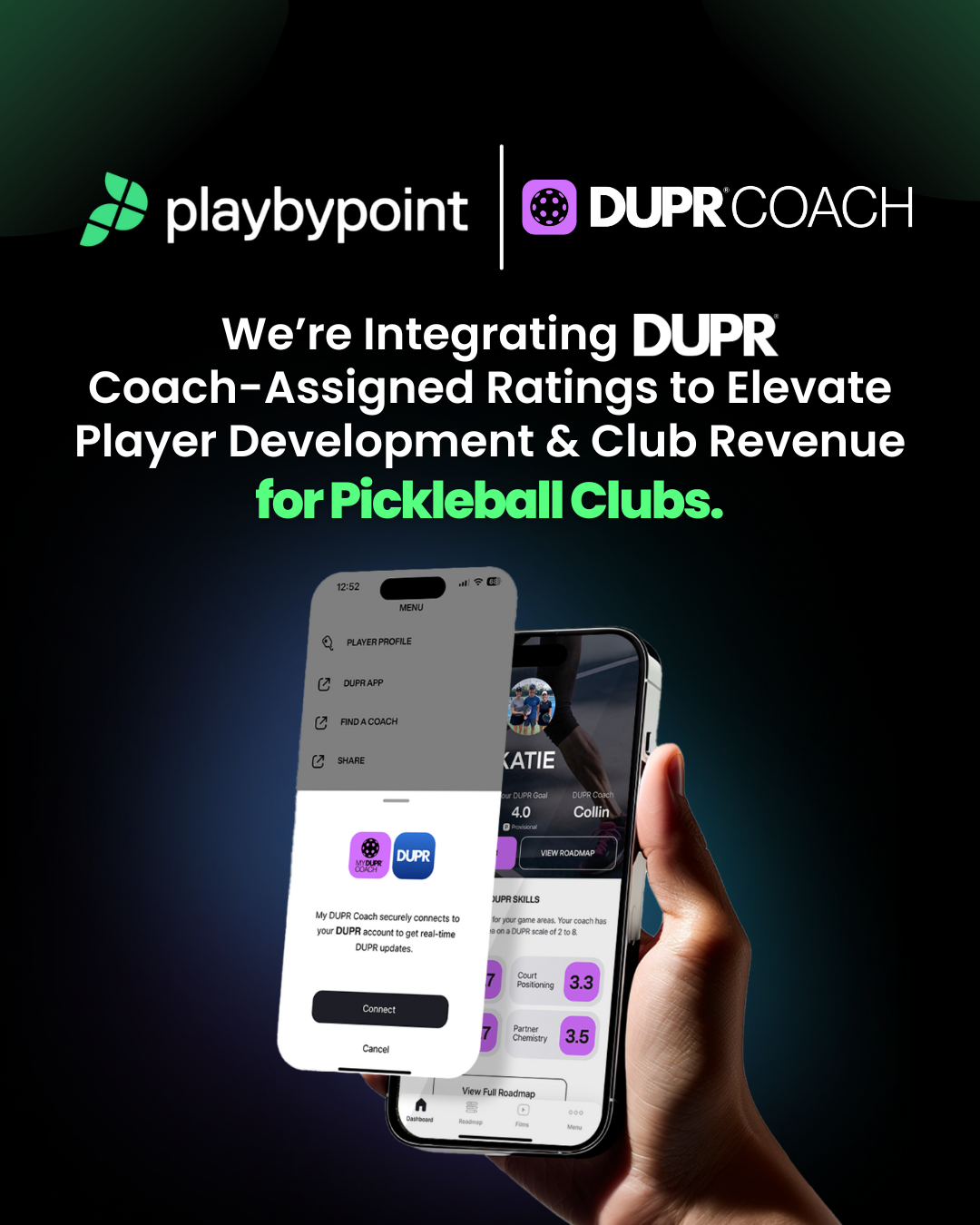 Playbypoint is Integrating with DUPR Coach-Assigned Ratings